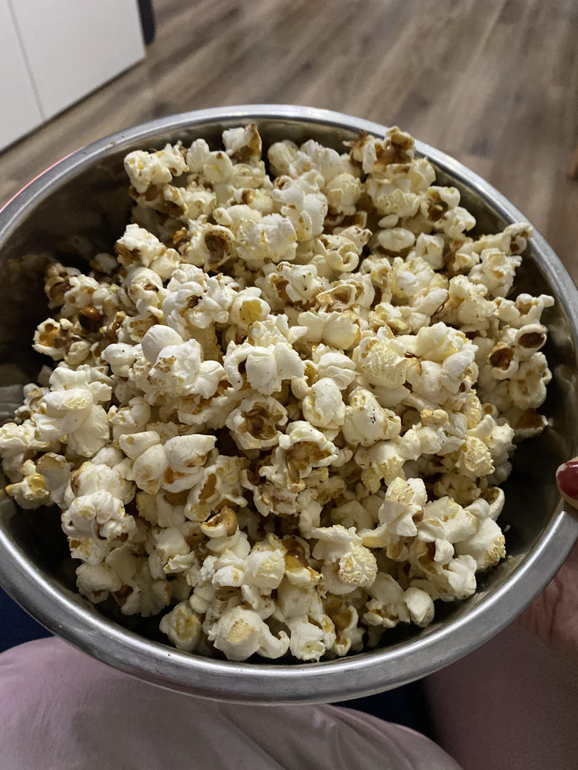 满妈朵朵做的自制爆米花