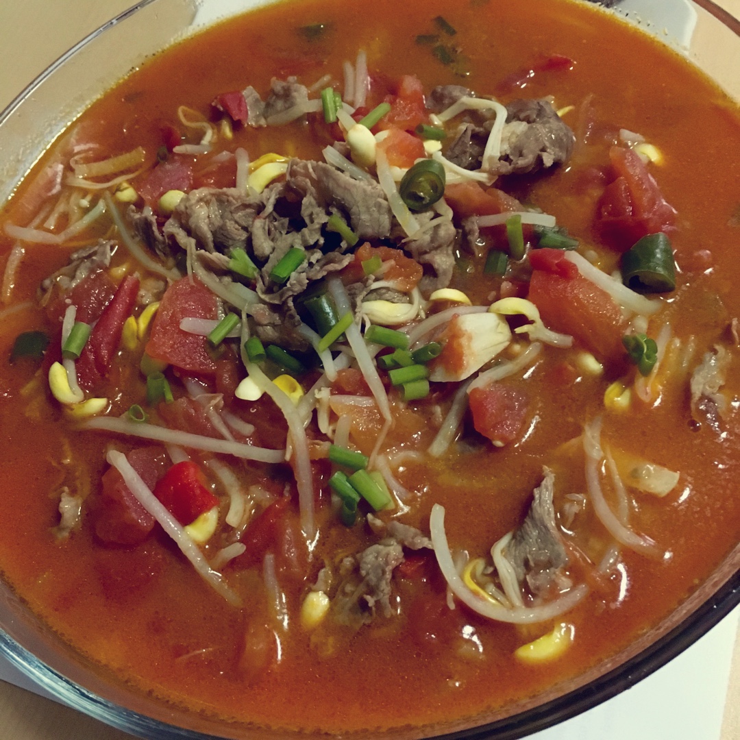 家庭版酸汤肥牛