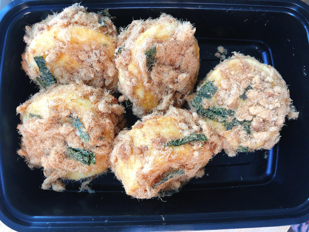 【海苔肉松小贝】酥松香甜，不浪费边角料