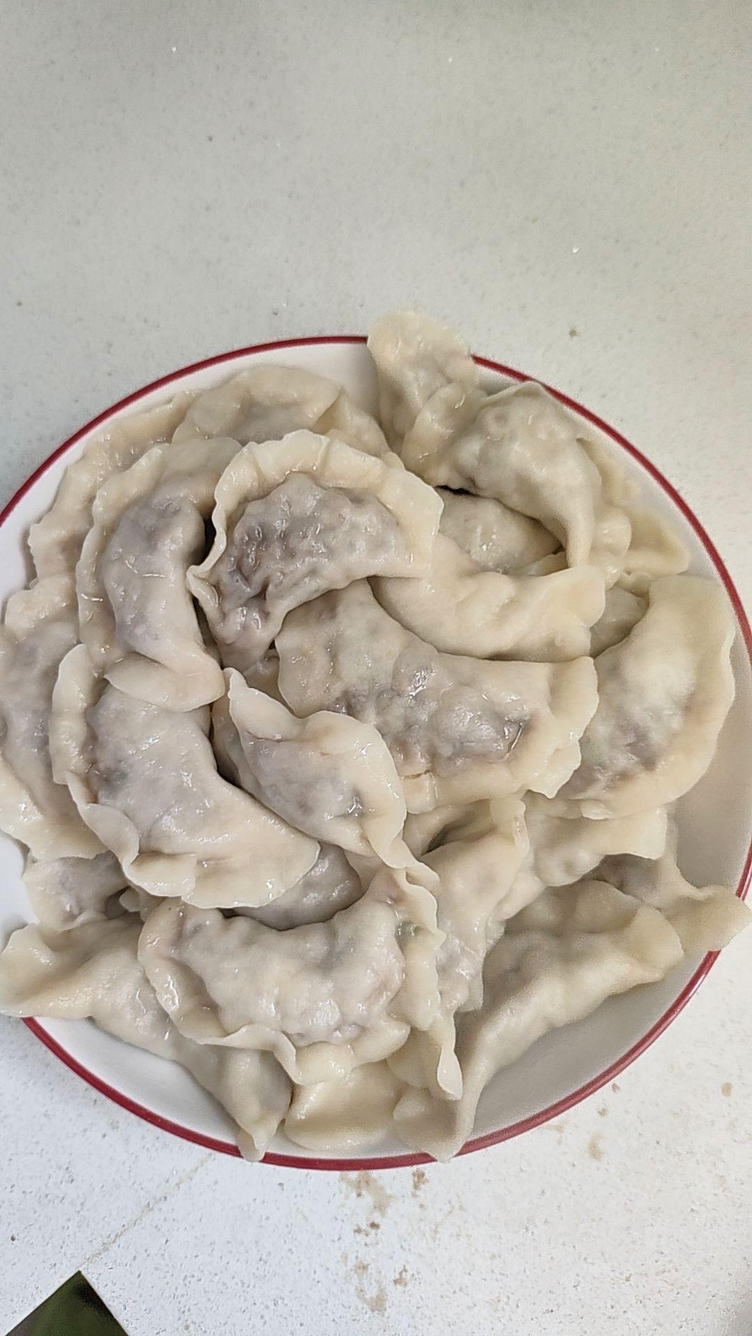 茄子鸡蛋水饺🥟