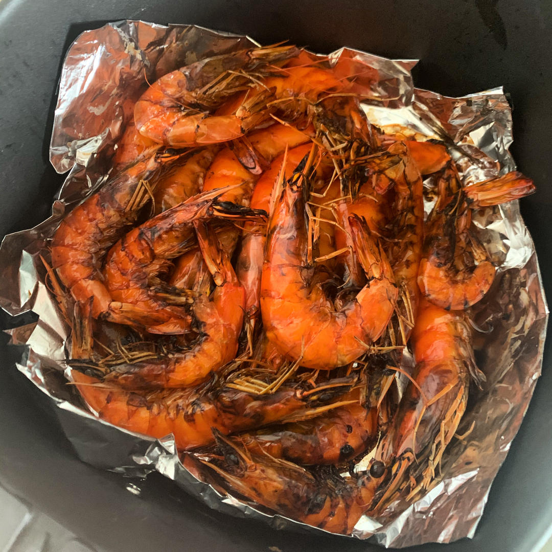 空气炸锅版烤虾