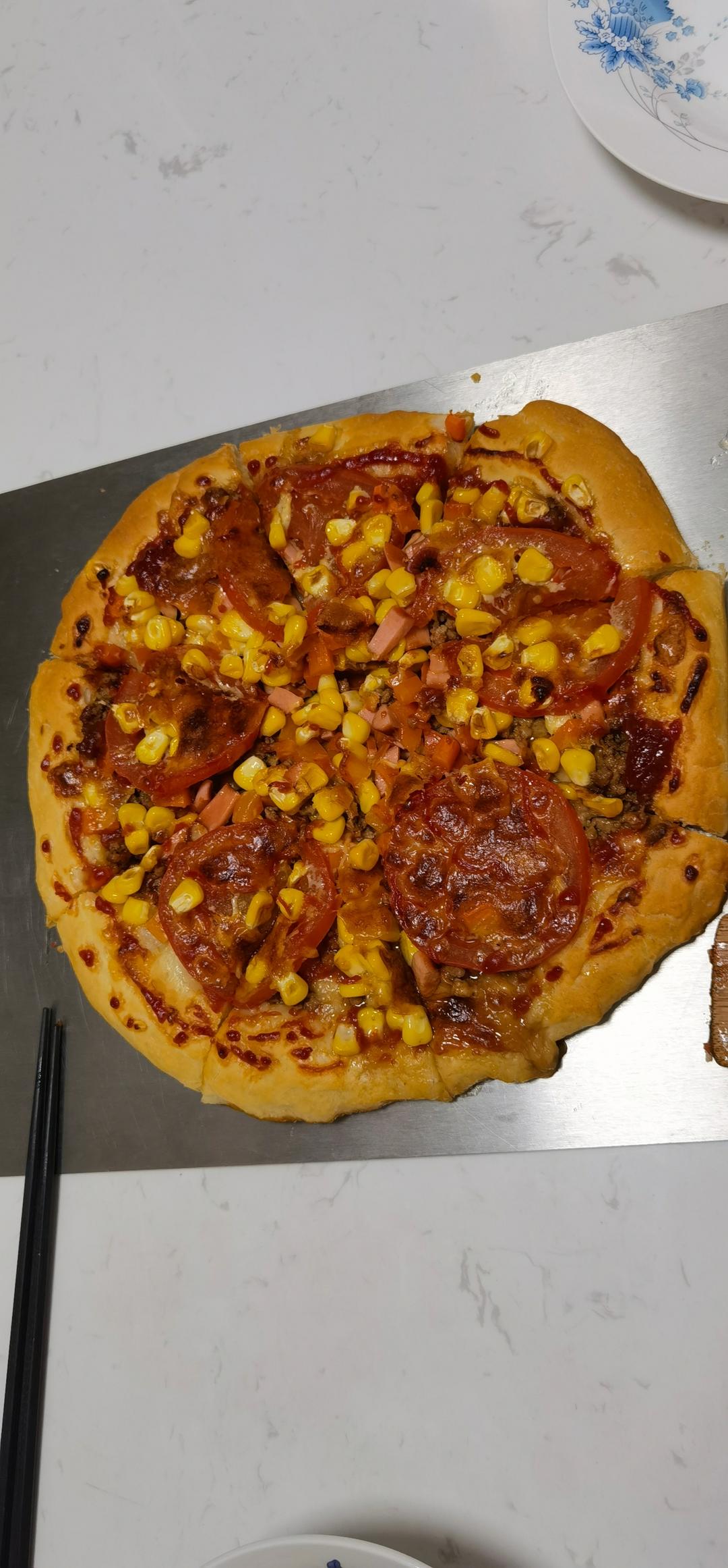 自制厚底披萨面饼