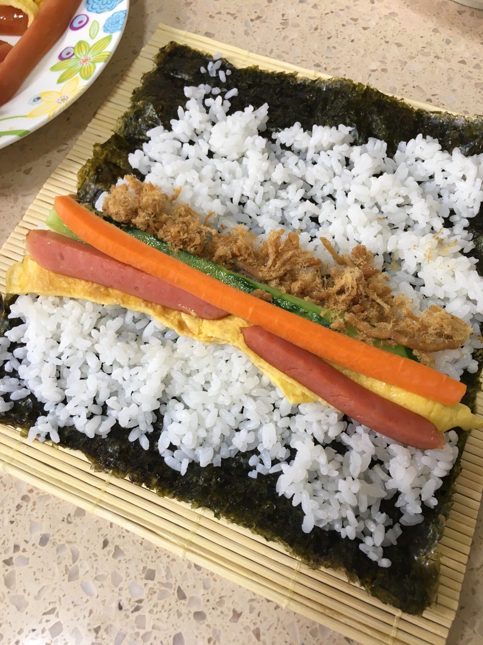 寿司（紫菜卷）的做法 步骤4