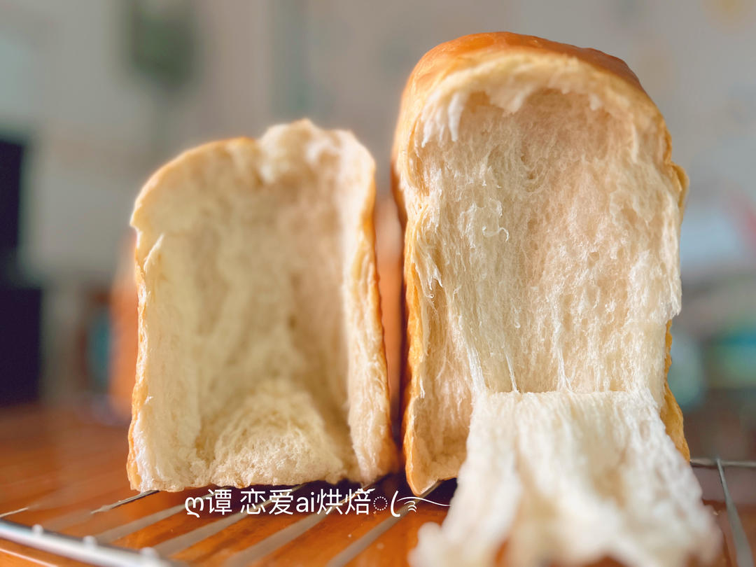 70％中种炼乳吐司🍞的做法 步骤17