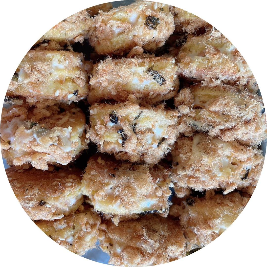 朋友都说比鲍师傅好吃的海苔肉松小贝