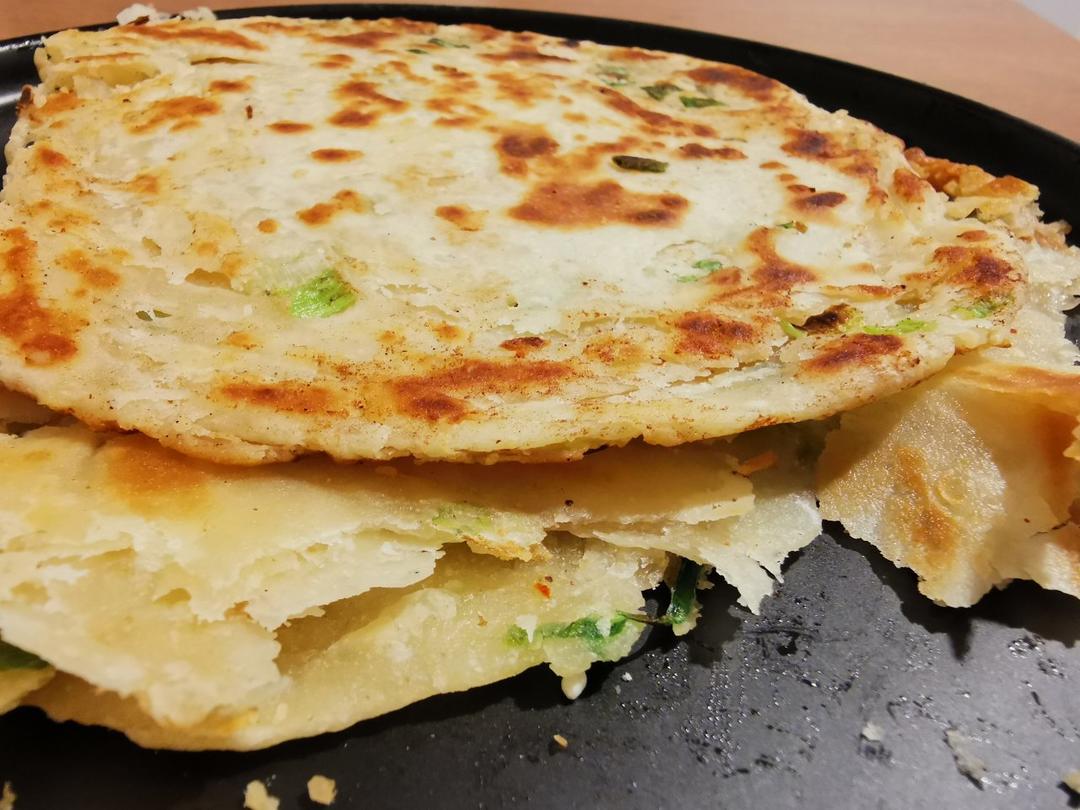 香酥好吃的葱油饼（无猪油版手抓饼皮2）
