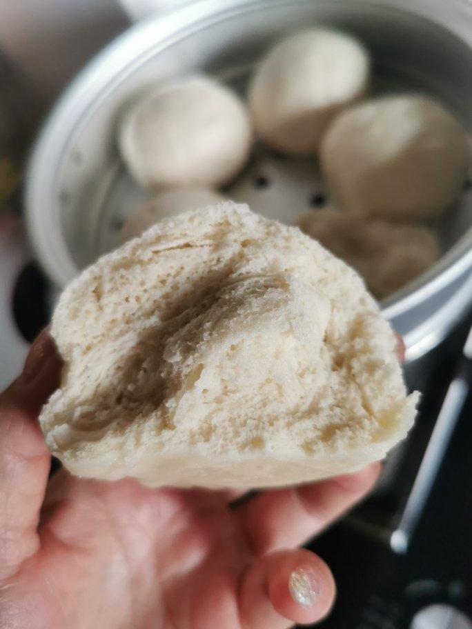 大白胖子戗面馒头