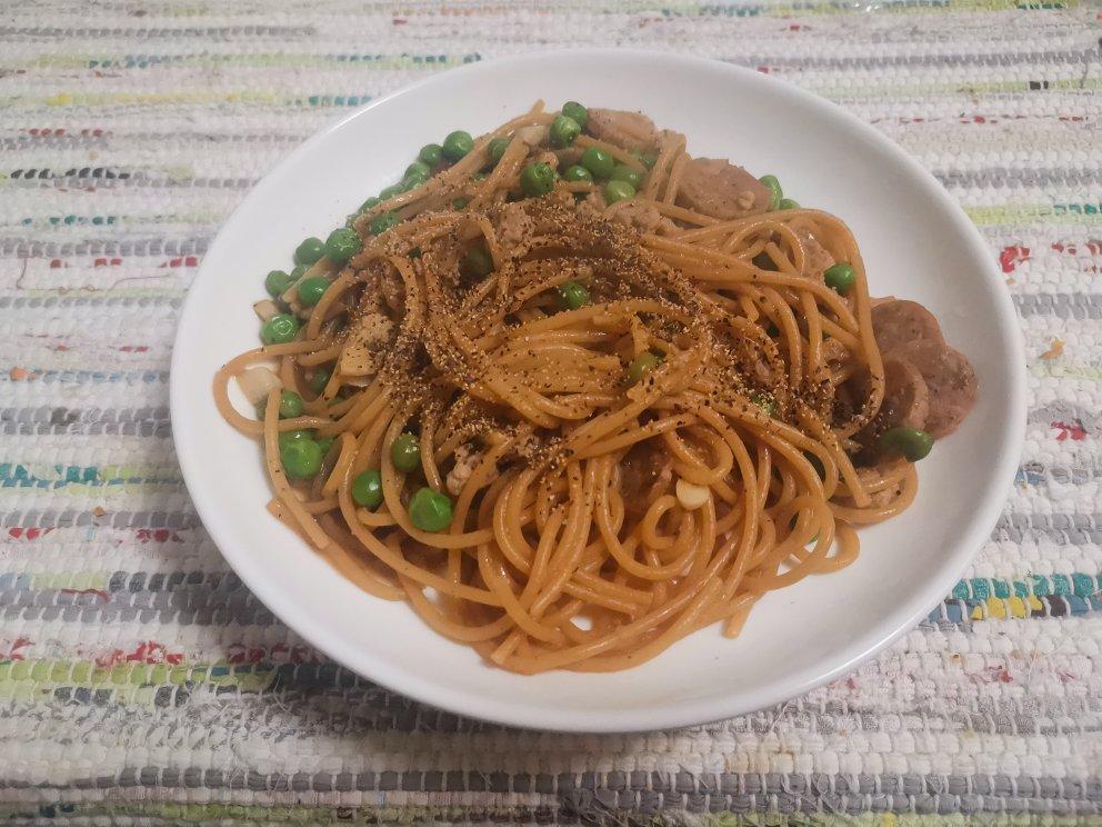 一学就会 | 好看又好吃的牛肉香肠蘑菇意大利面