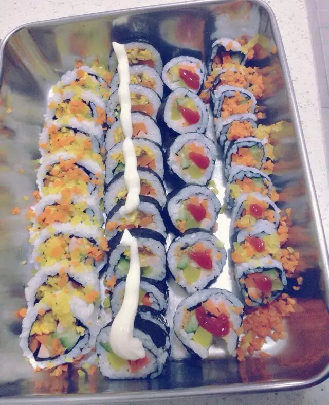 简单寿司/鸡蛋寿司/反转寿司/花样寿司/紫菜包饭