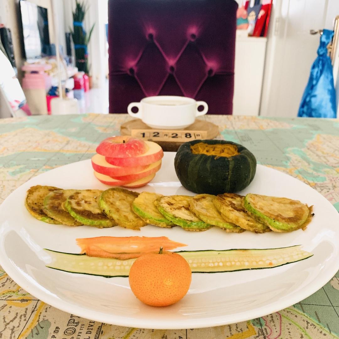 香煎西葫芦饼——另类天妇罗感