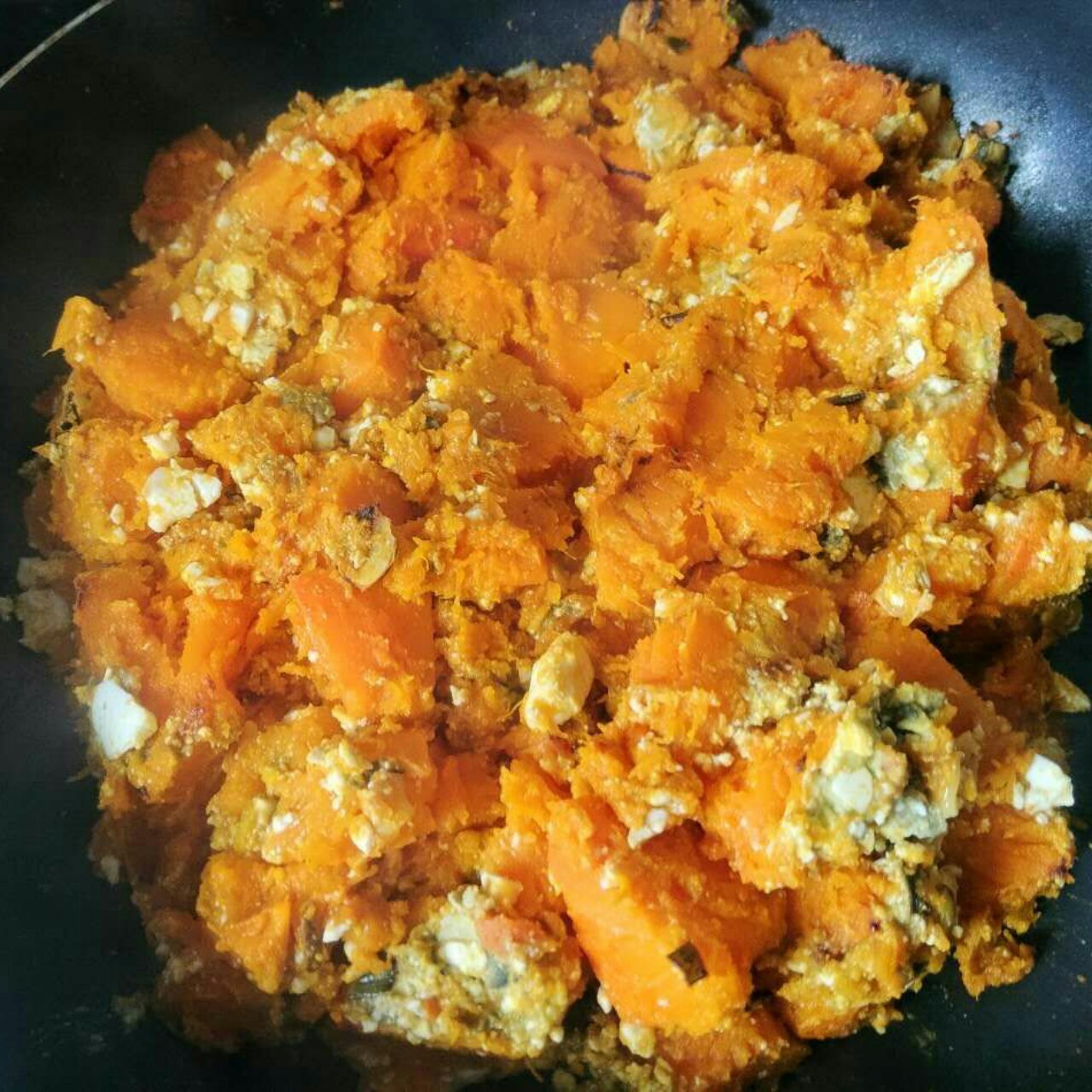 咸蛋焗南瓜（全蛋版）