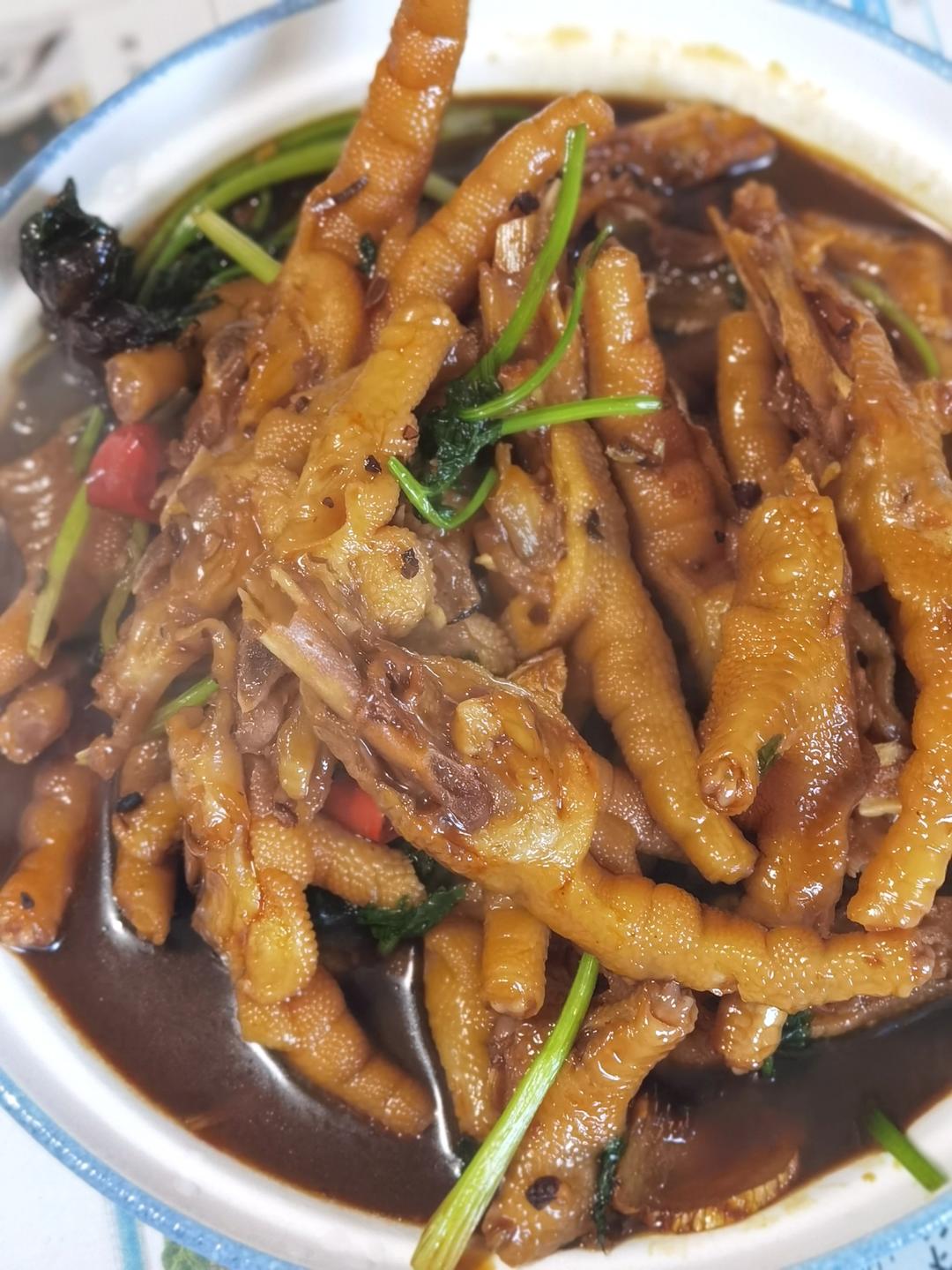 秘制红烧鸡爪