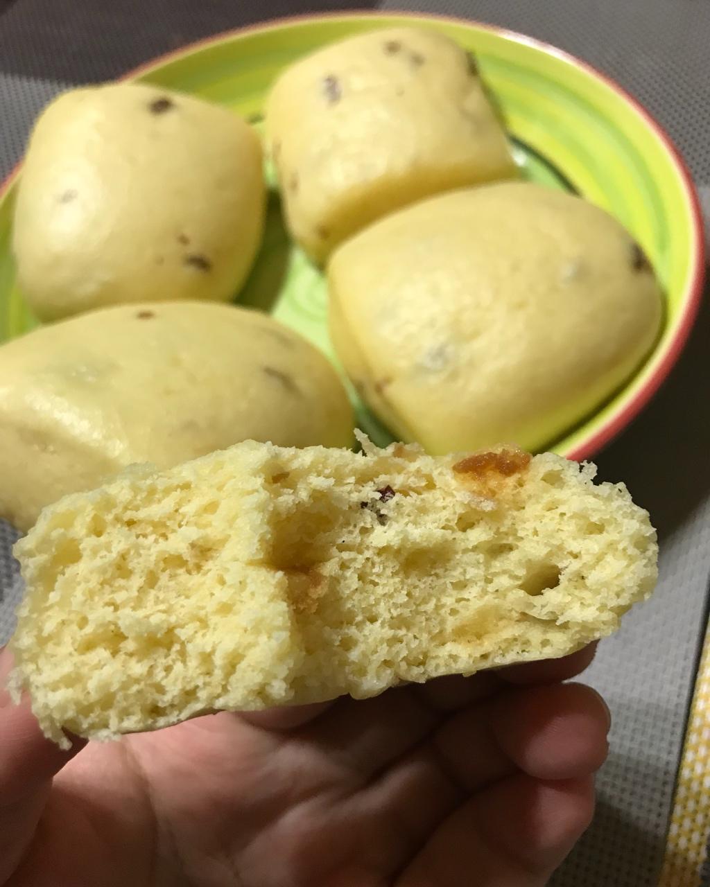 超级简单的 低糖 枣泥玉米面馒头
