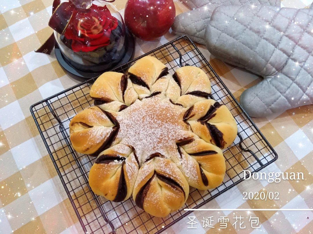 圣诞雪花面包