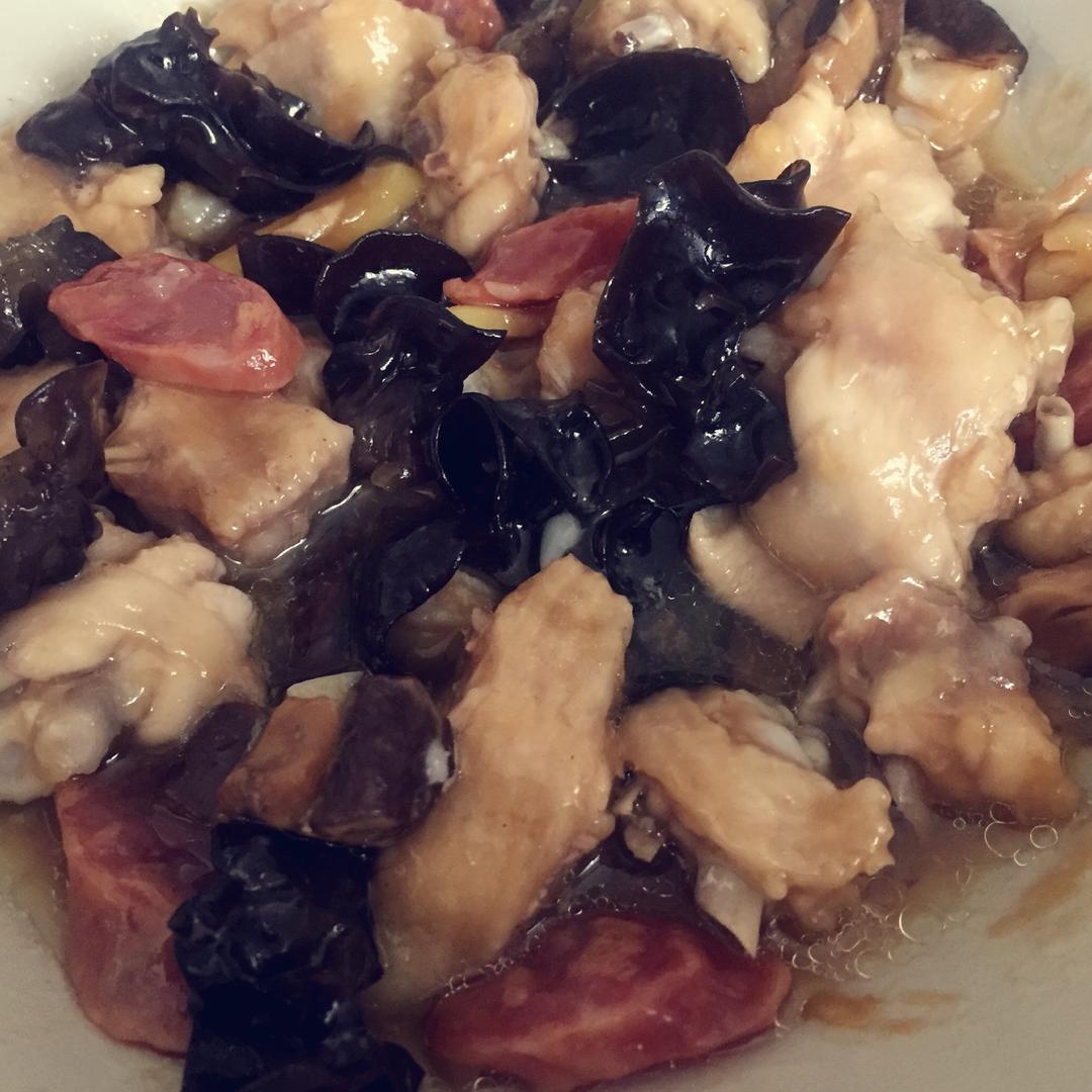 腊肠蒸鸡翅