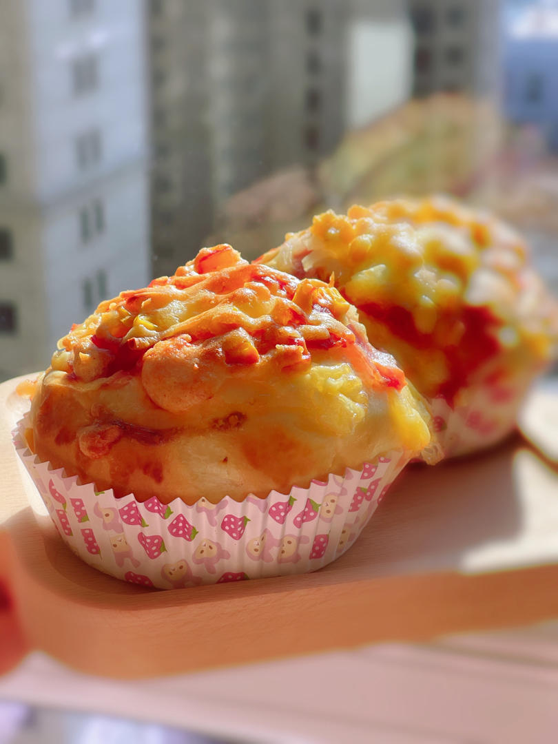 洋葱火腿片（培根）面包