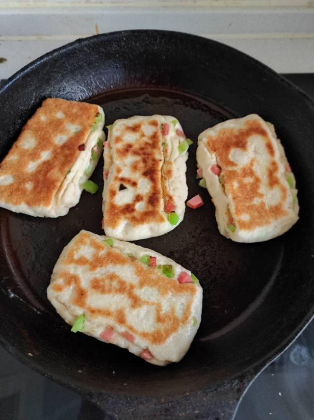 青椒火腿饼