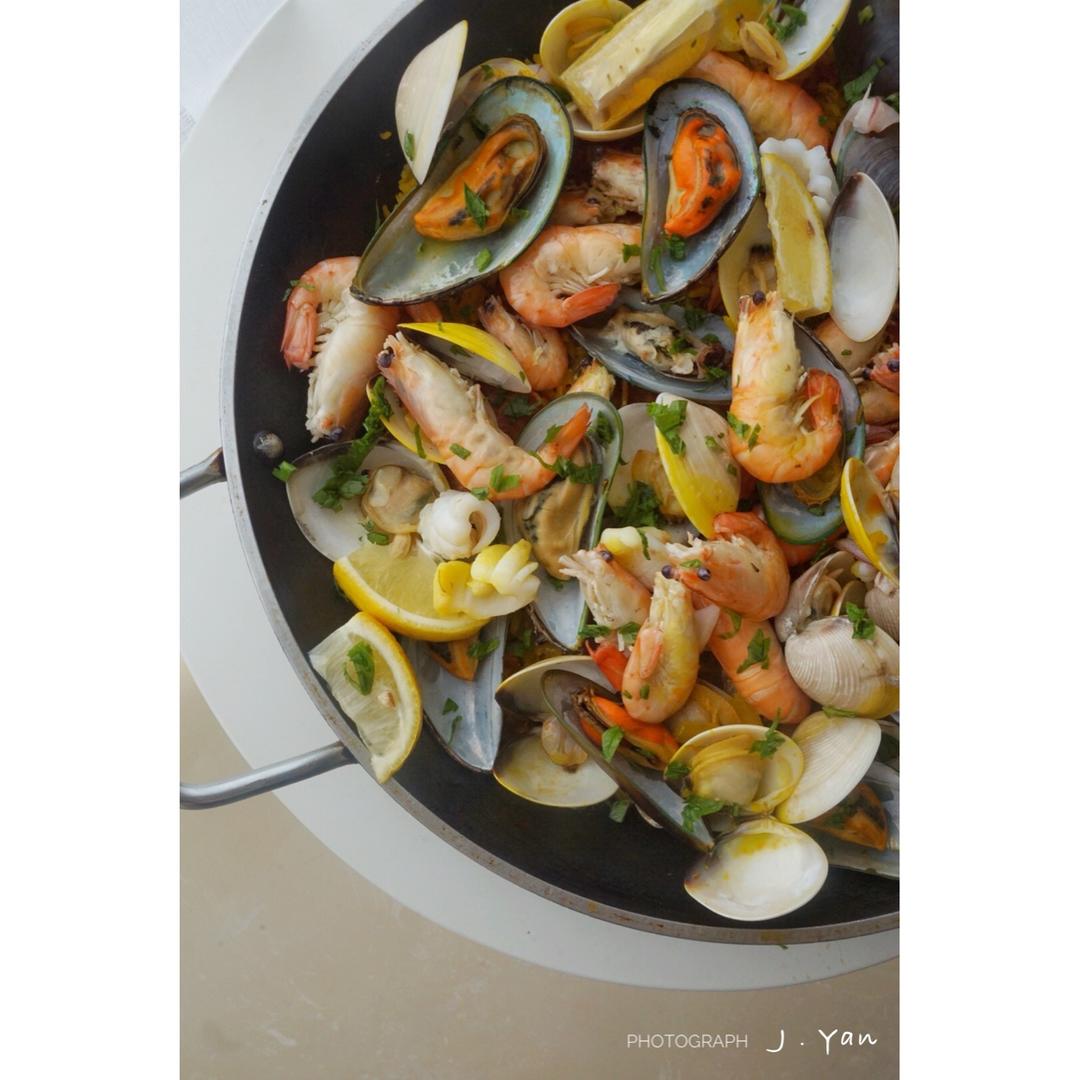 【曼食慢语】Seafood Paella 西班牙海鲜饭