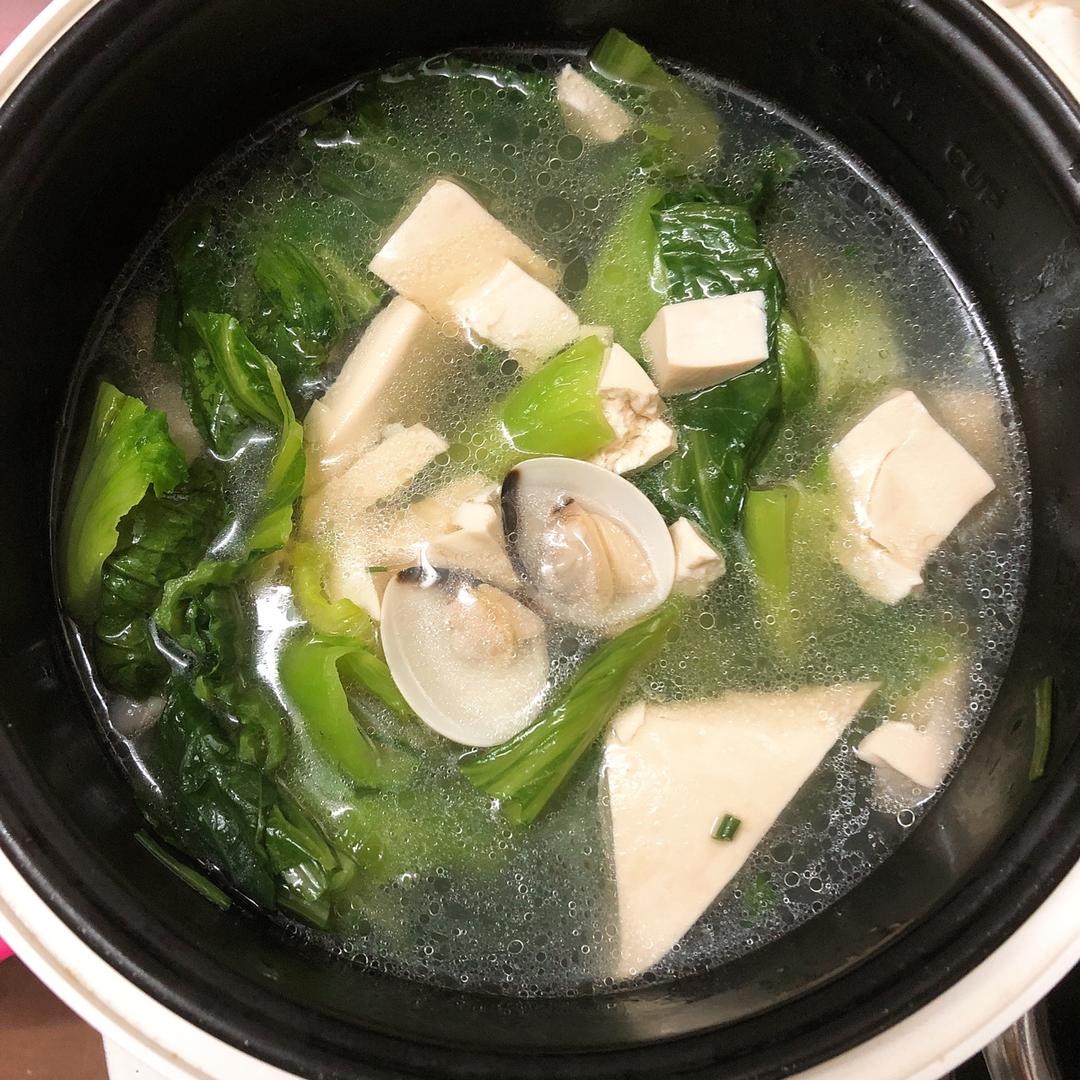 车螺芥菜汤