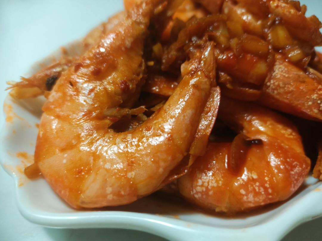 十分钟做好吃的红烧大虾