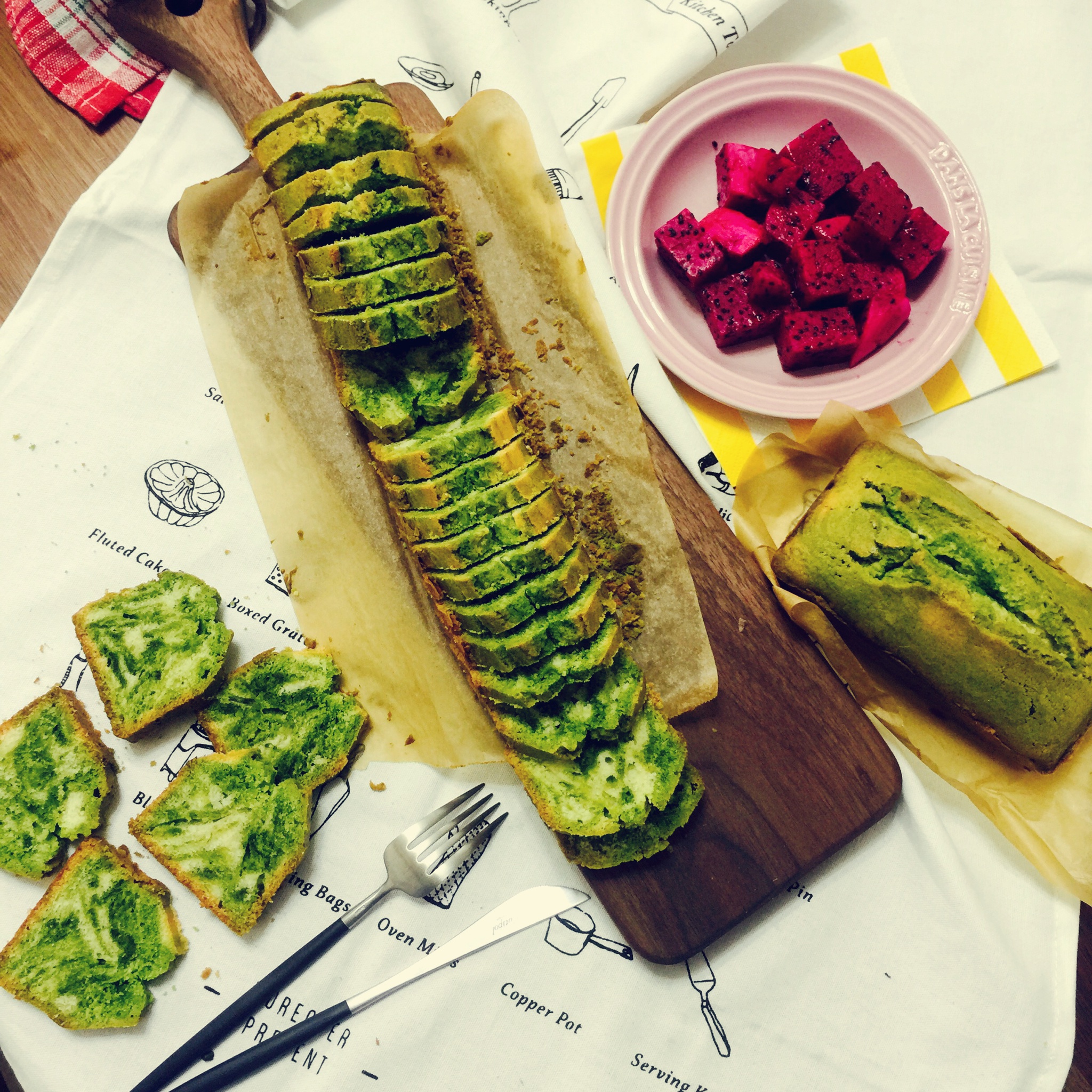 抹茶磅蛋糕（大理石纹）