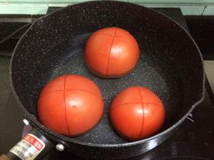 酸辣营养番茄牛肉羹的做法 步骤1