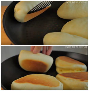 卡士达馅生煎面包的做法 步骤9