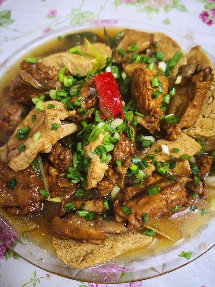 冻豆腐烧排骨