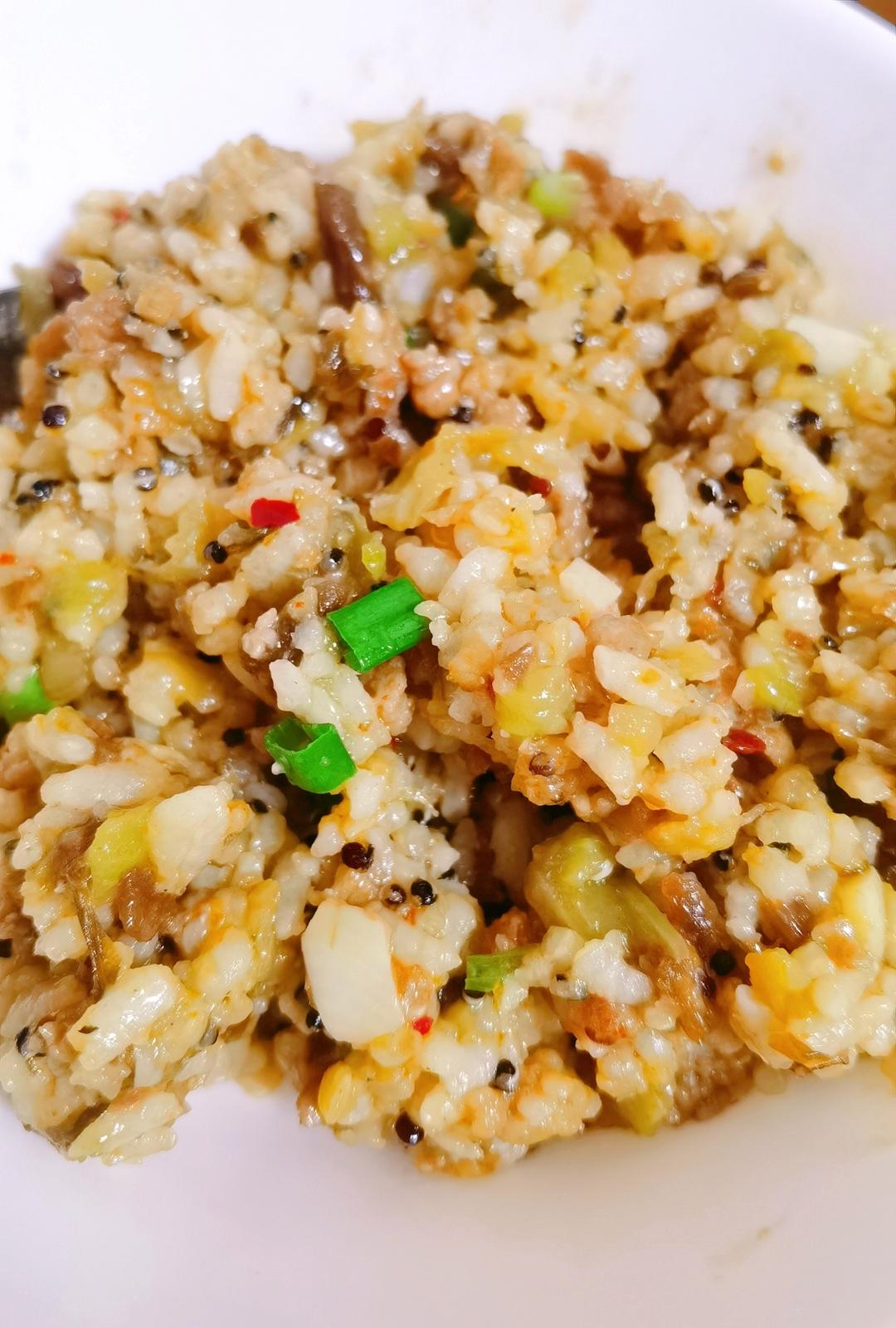 特别好吃的茄子炒饭