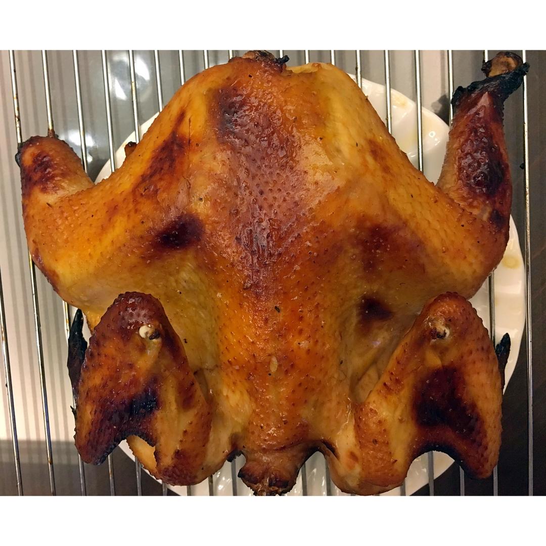 袋袋烤鸡--自制腌料+脆皮秘籍