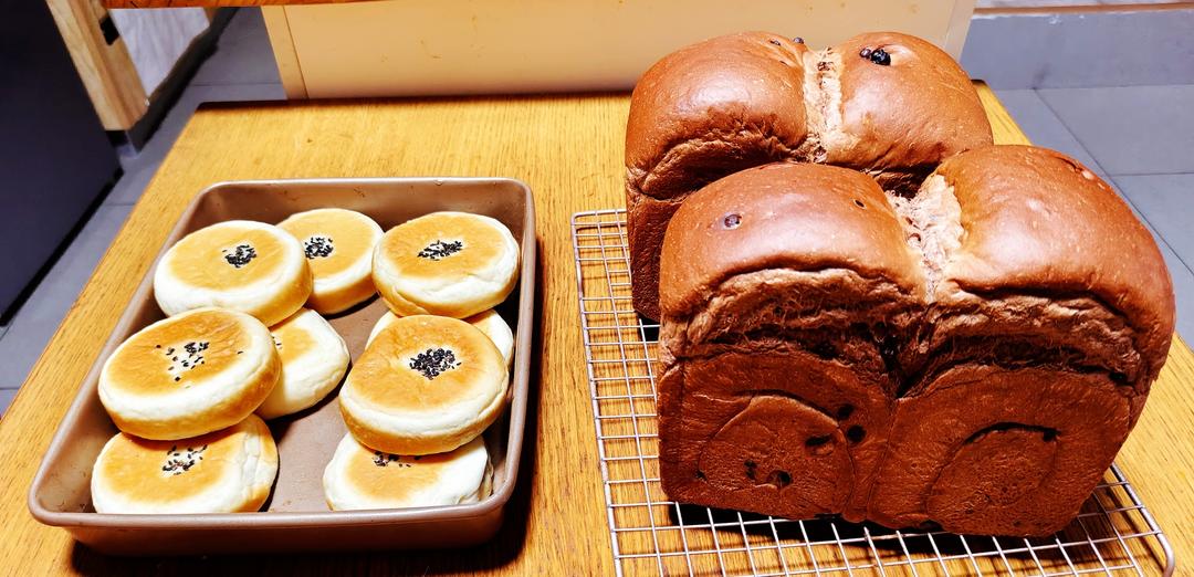 奶油巧克力吐司