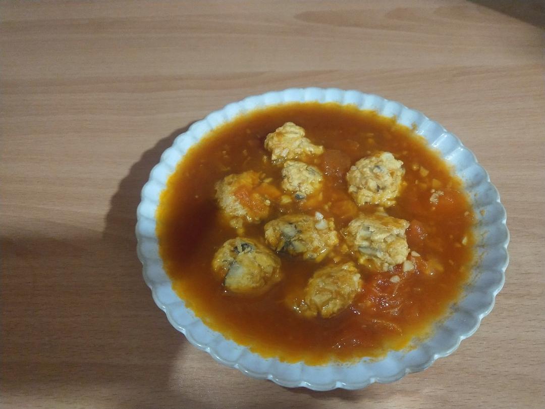 番茄鸡肉丸子￨减脂小能手
