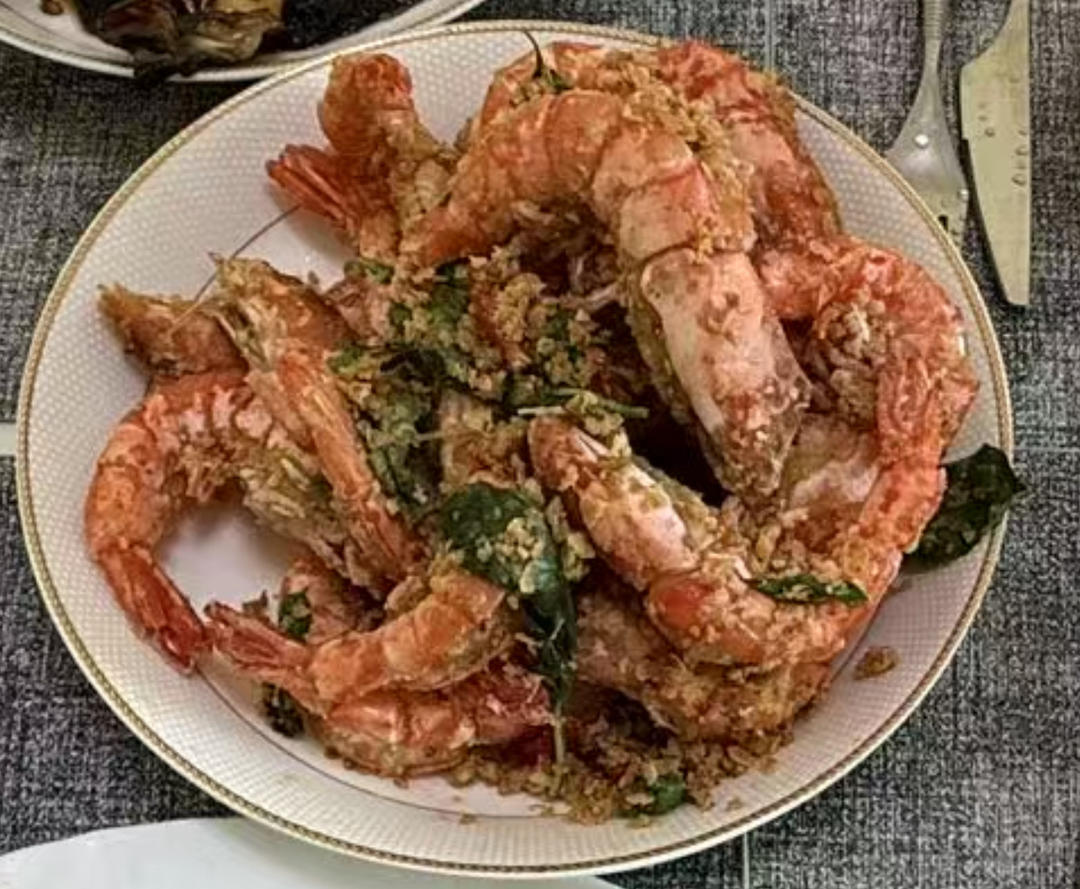 新加坡风味【麦片虾】