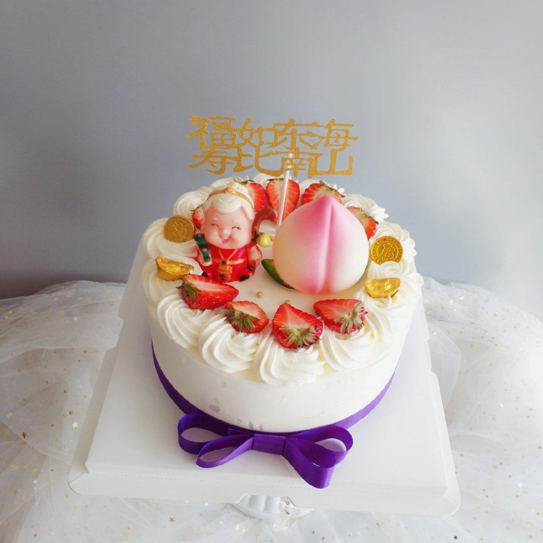 中国风祝寿蛋糕