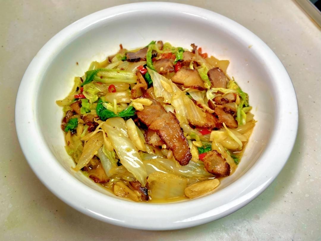腊肉炖白菜｜家常好菜