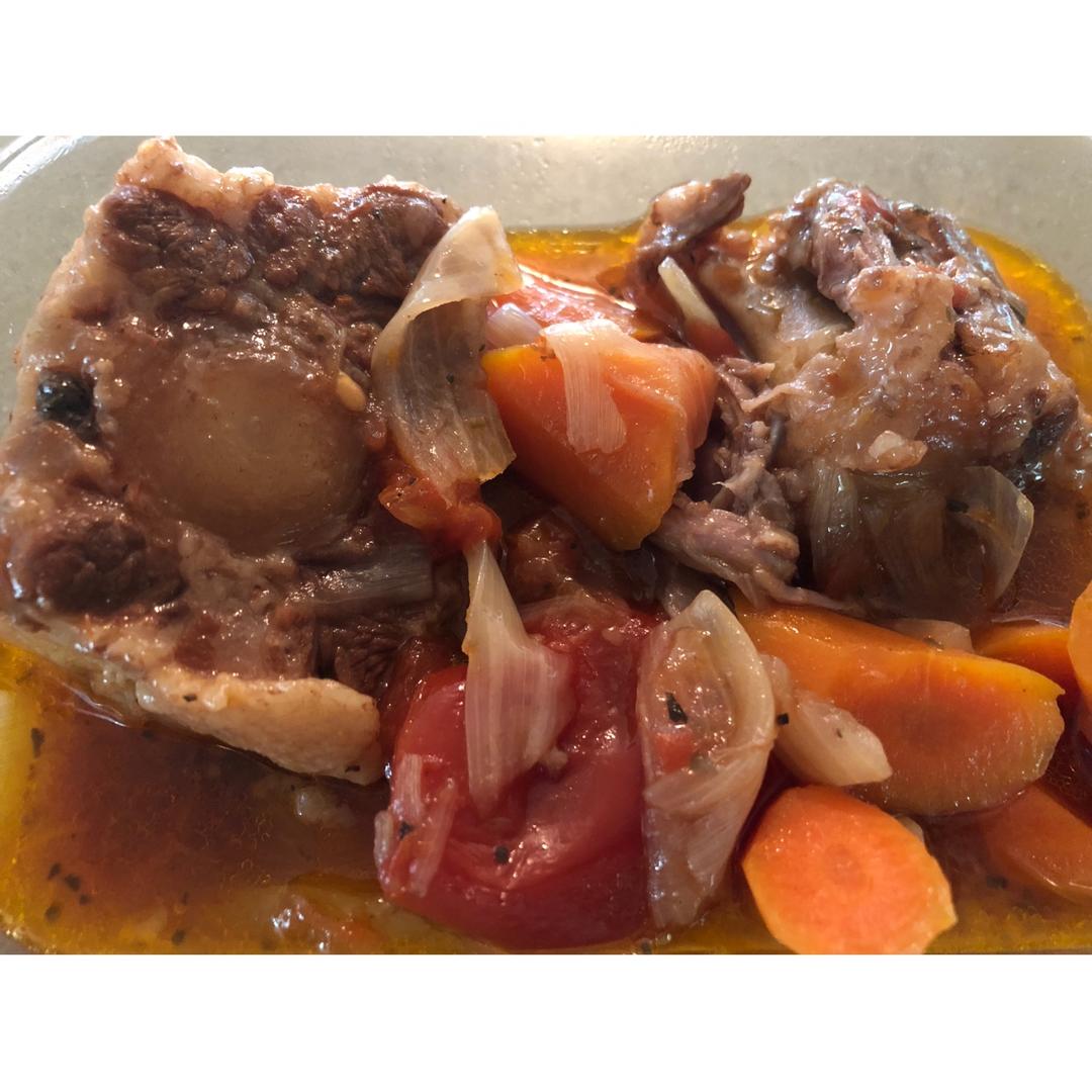 番茄炖牛尾--松下电压力锅