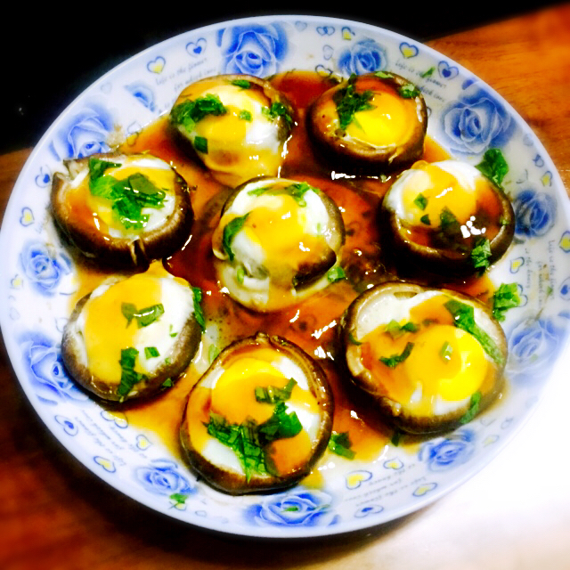 冬菇蒸鹌鹑蛋