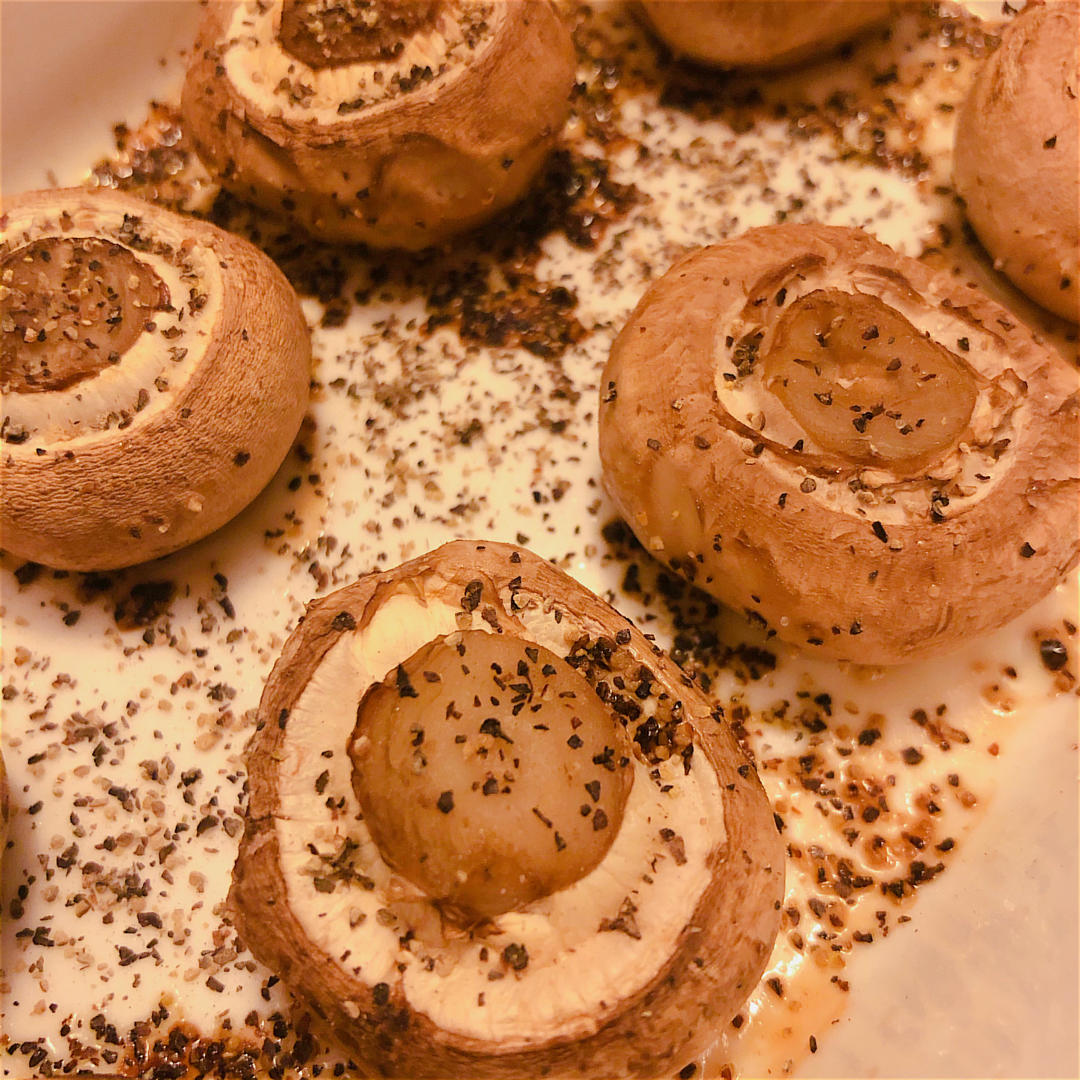 好吃，烤它！烤口蘑