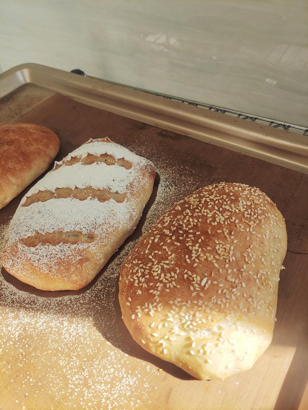 不用揉面的面包~意大利恰巴塔