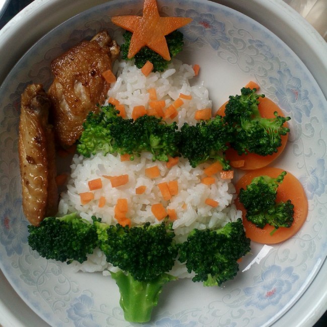 圣诞鸡翅饭