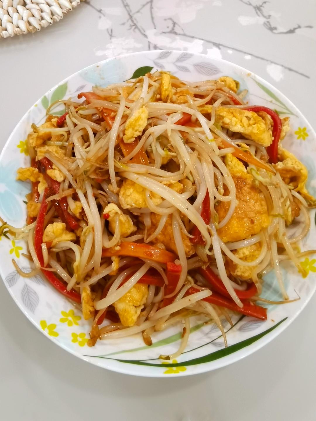 炒豆芽