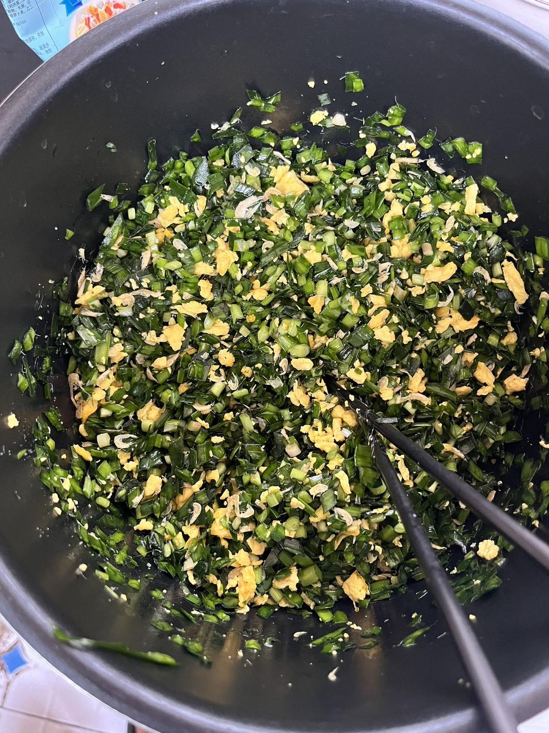 经典的韭菜鸡蛋馅儿饺子 怎么吃都不会腻