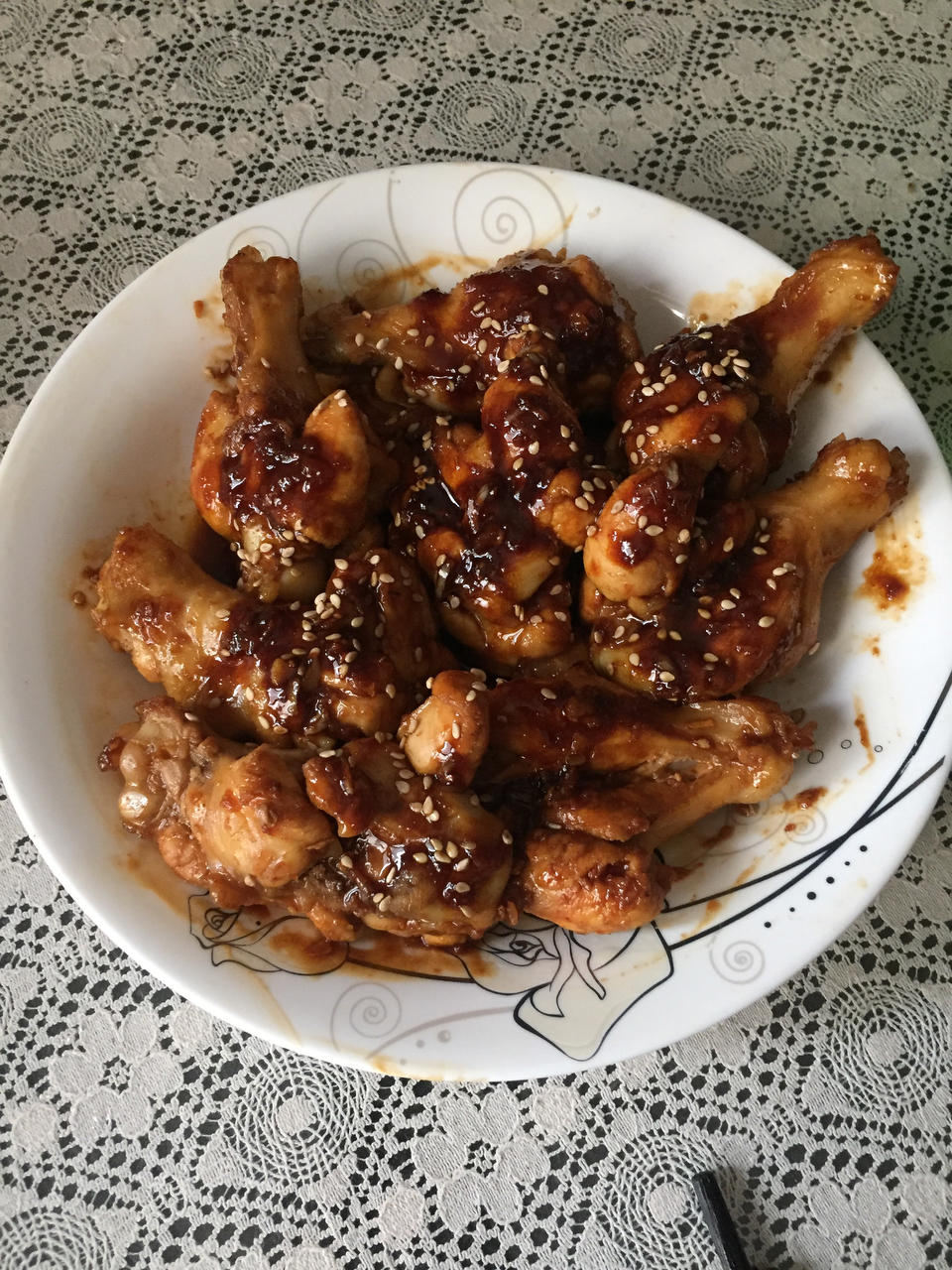 日式蜜汁照烧鸡翅根（好吃到吮指～）