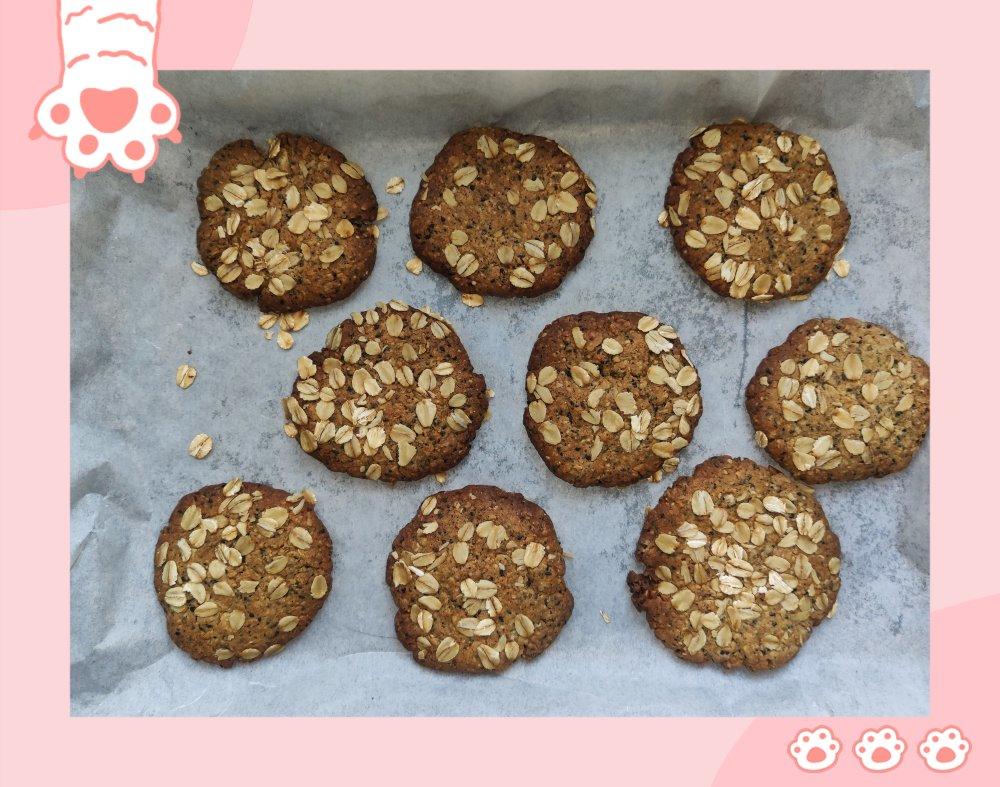 全麦燕麦饼干