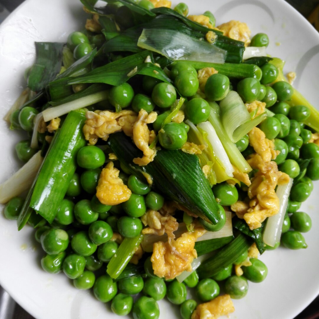 清炒豌豆米