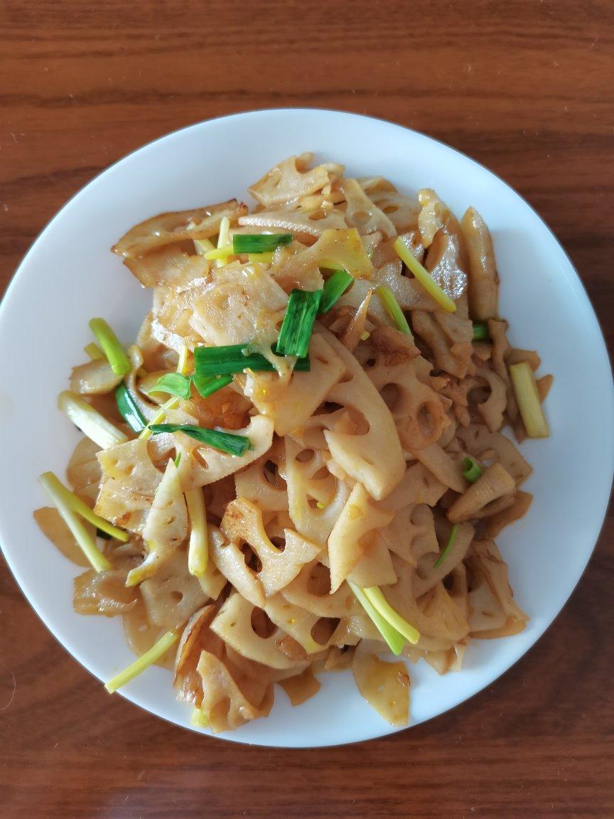 清炒藕片