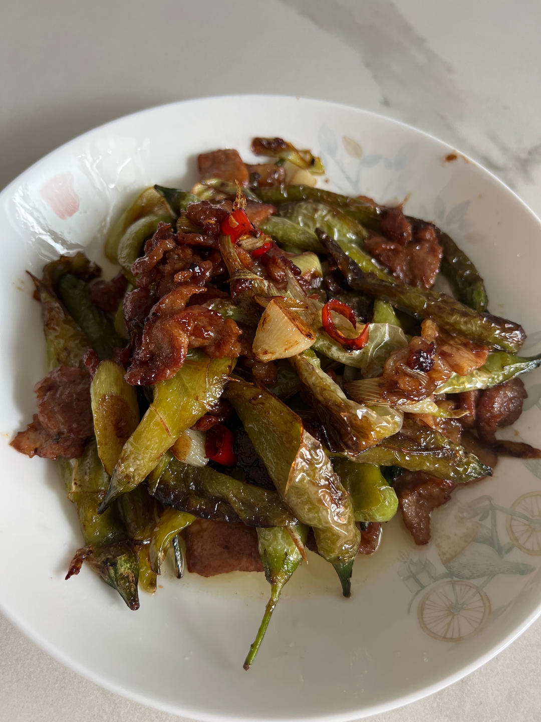 辣炒五花肉～这样吃一点也不腻