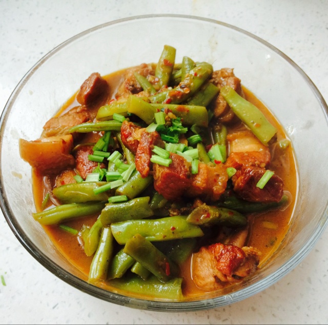 豆角炖肉