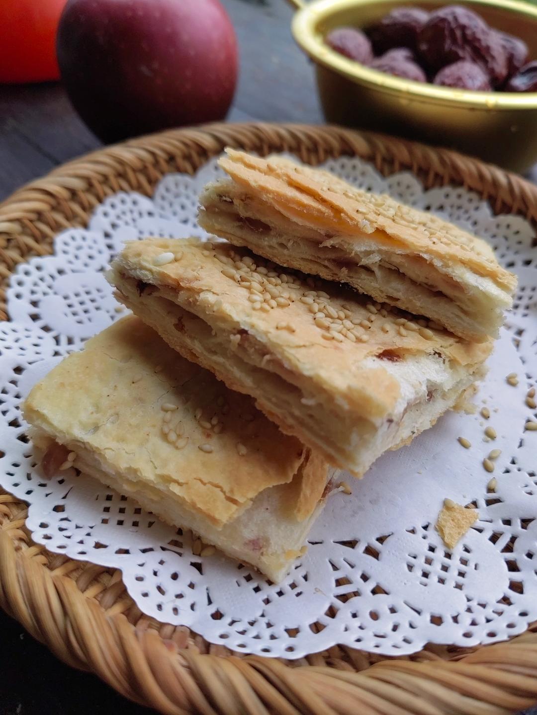 葱油千层发面饼