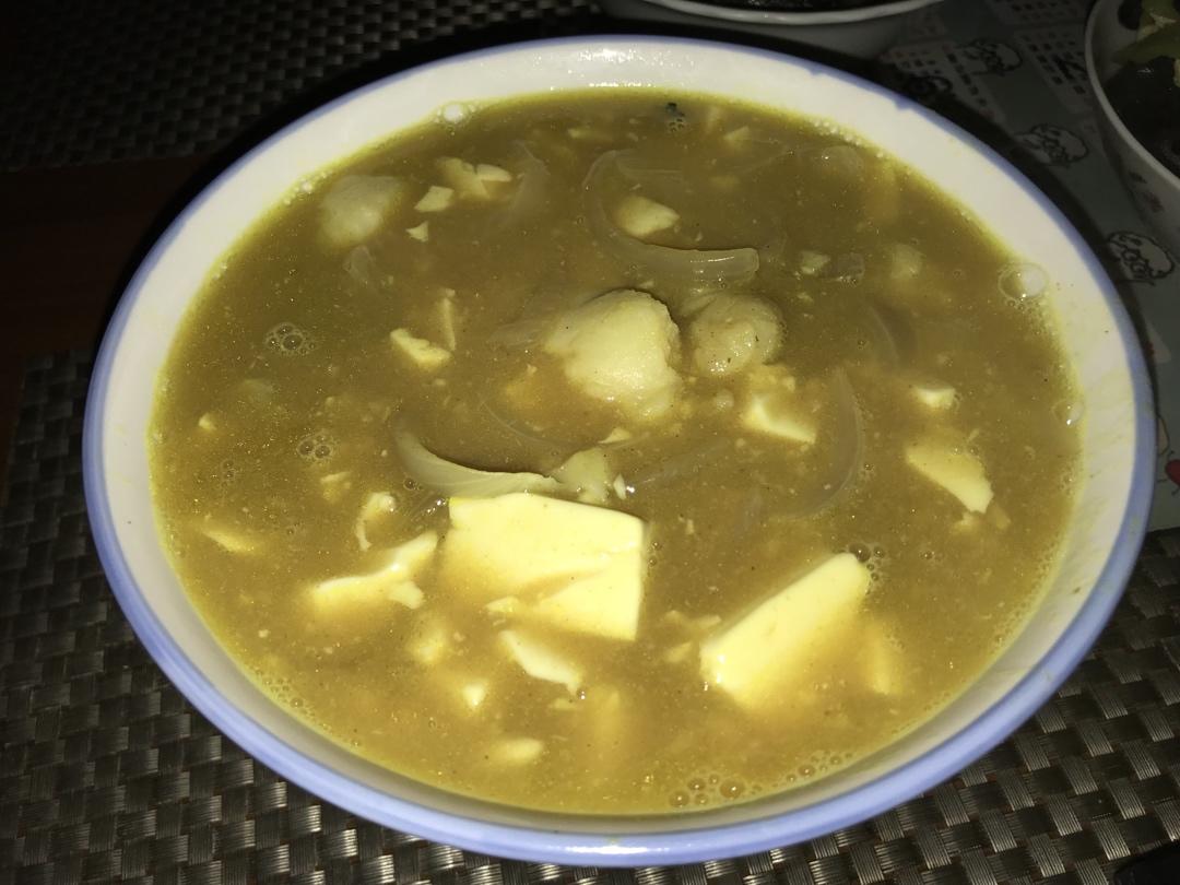 咖喱巴沙鱼豆腐煲